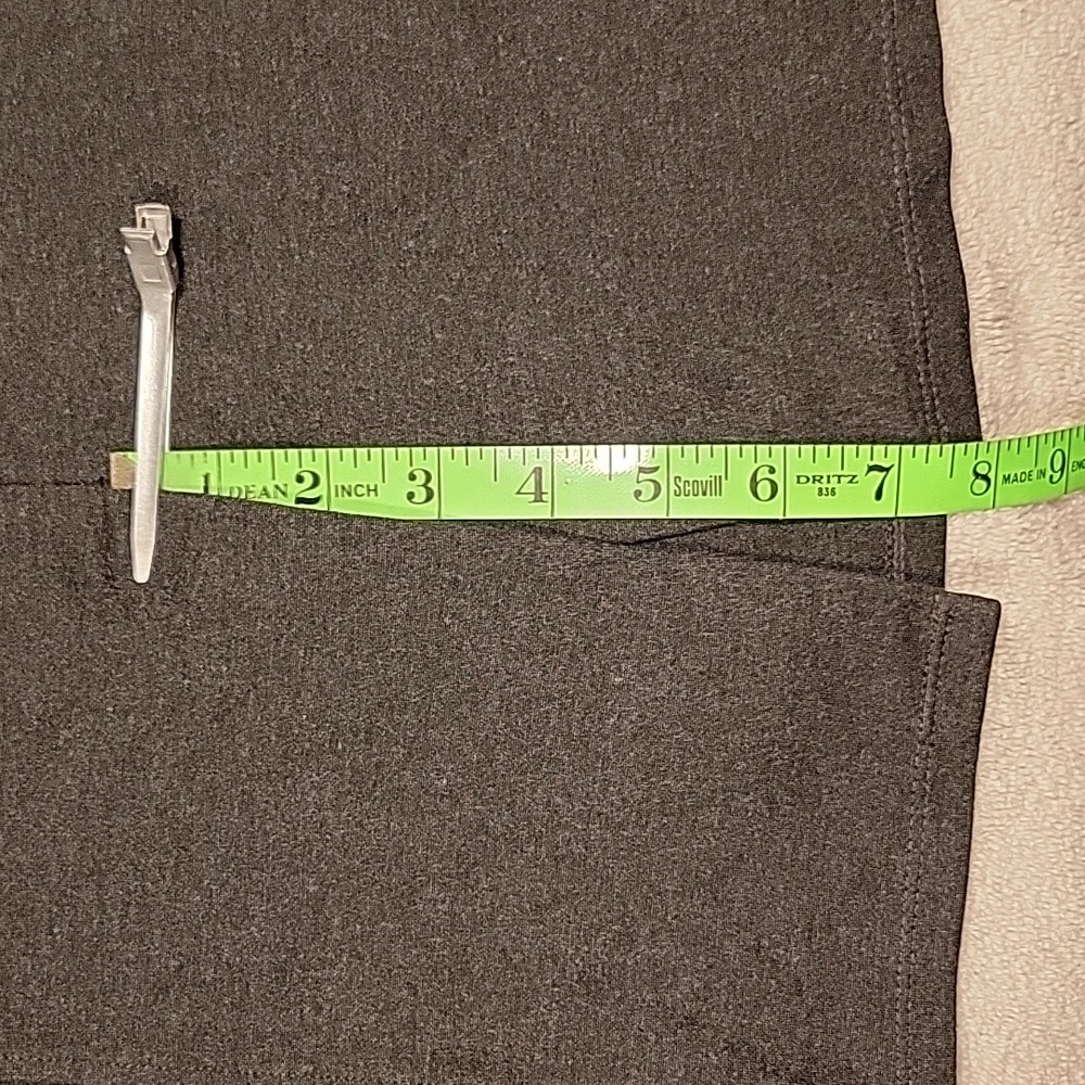 Calvin Klein Dark Grey Pencil Skirt - Picture 12 of 13